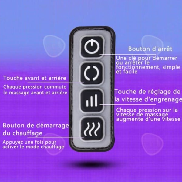 CONFO Multifunktionell Pedikyr Machine Massager, Intelligent Electric Heating Kneading Massager