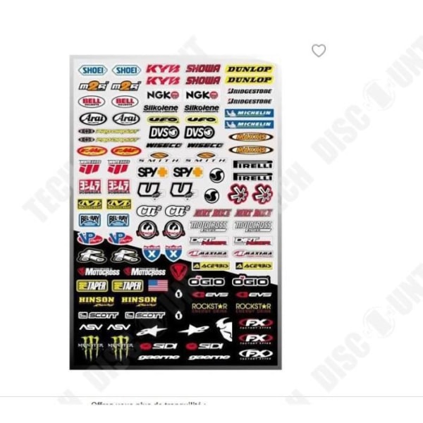 TD® Stickers moto motocross skoter vinyl klistermärke bagage PC STICKER Tuning Racing Motocross auto moto Fx1 Scratch