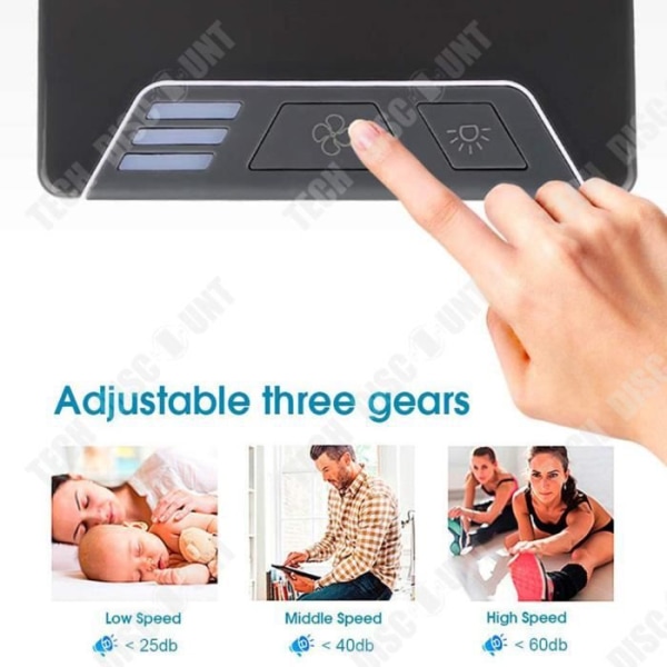 Mini Air Cooler - TD - USB - Bærbar - Stille - 1-3 m²