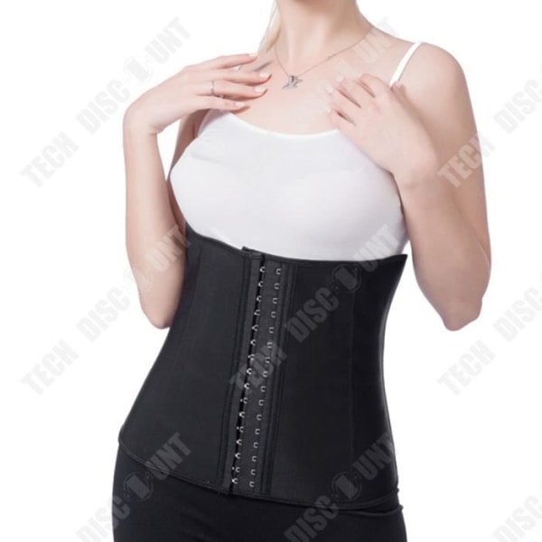 TD® Abdominalbælte 25 cm 25 stål knogler åndbart mesh krop krop fitness shapewear sport talje gummibælte