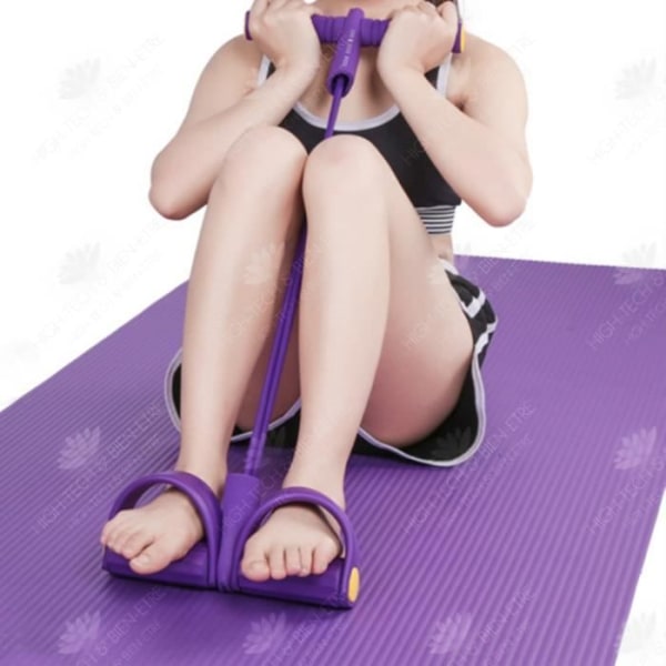 HTBE® Yoga Pedal Stretcher Multifunktionell fyrbenspedal Benfjäder Sit-up Buken Fitness Midja Skulptör