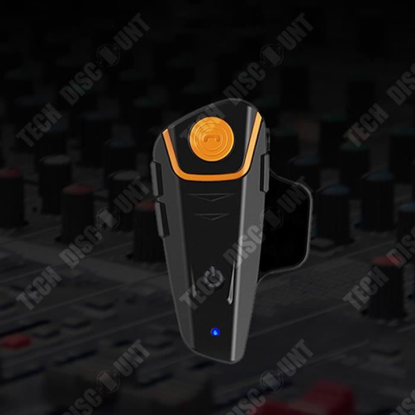 TD® Talkies-walkies Bluetooth til motorcykler 450mAh Sæt af 2 Støjdæmpende Vand- og solresistent Velegnet til motorcykler