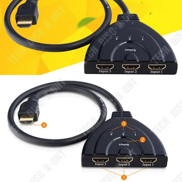 TD® USB HDMI Ethernet -laitteiden latausportit kytkin digitaalinen sähköliitin laitteet virransyöttö