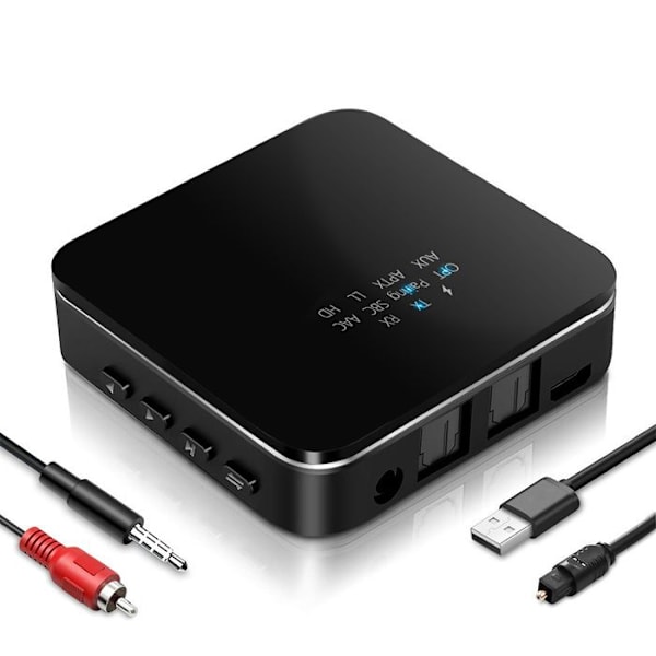 Bluetooth-adapter - TD - V5.0 - Stort batteri - Multi-port - 10 meters rækkevidde