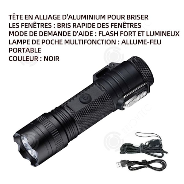 LED-taskulamppu - INN - Ultra Tehokas - Kestävä - Zoomattava - 5 Tilaa