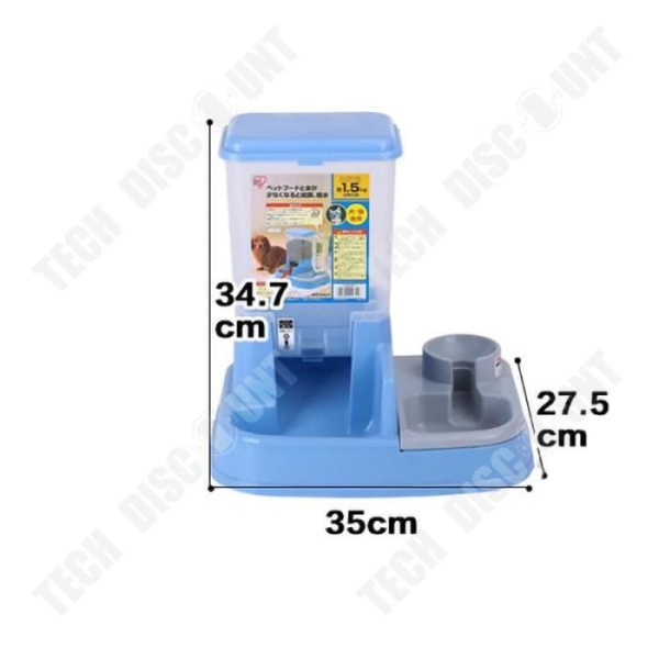 TD® Pet automatisk hundefoder, fodring, vandforsyning, hund og katteoplader