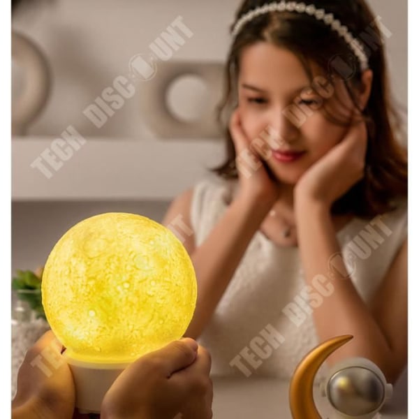 TD® Måne lampe 3D natlampe 3D måne projektionslampe måneskin børn belysning natlampe til dekoration
