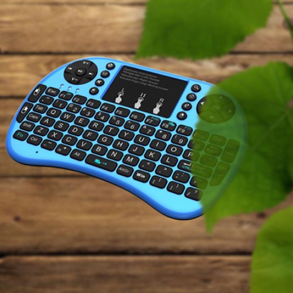 Mini langaton näppäimistö TD® 92 näppäintä Takaisinvalotettu Plug and Play