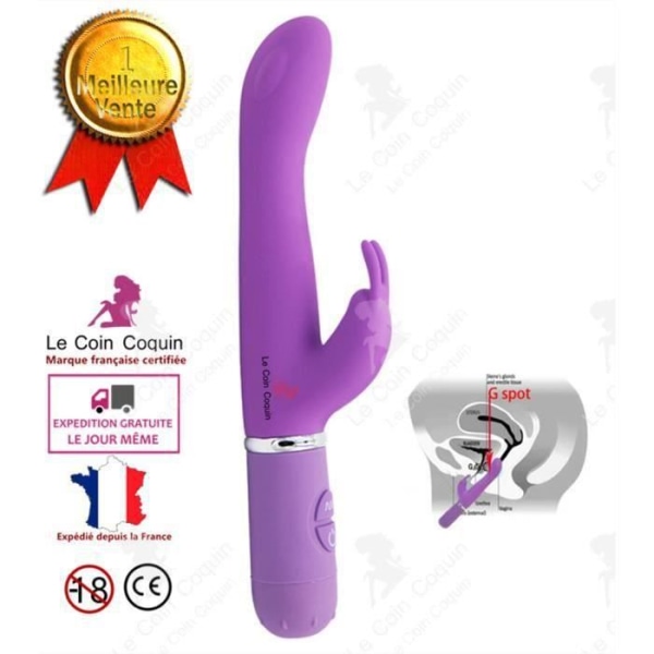 LCC® kaninvibrator för kvinnor tyst klitoris usb vibrerande batteridriven g-punkt fram och tillbaka sexleksaker för vuxna bärbar billig