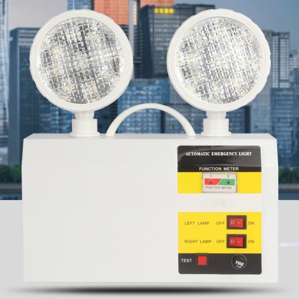 TD® Lampa Hem nödljus dubbel strålkastare stor effekt LED elektrisk bekväm laddning vit batteri dekoration