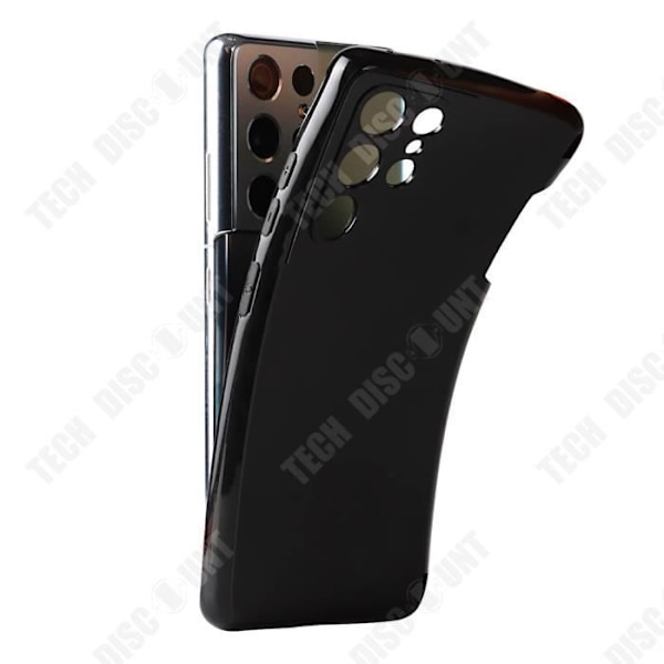 TD® Sopii Samsung Galaxy S21Ultra läpinäkyvä puhelimen kuori ohut puhelimen kuori reikä puhelimen kuori anti-coli
