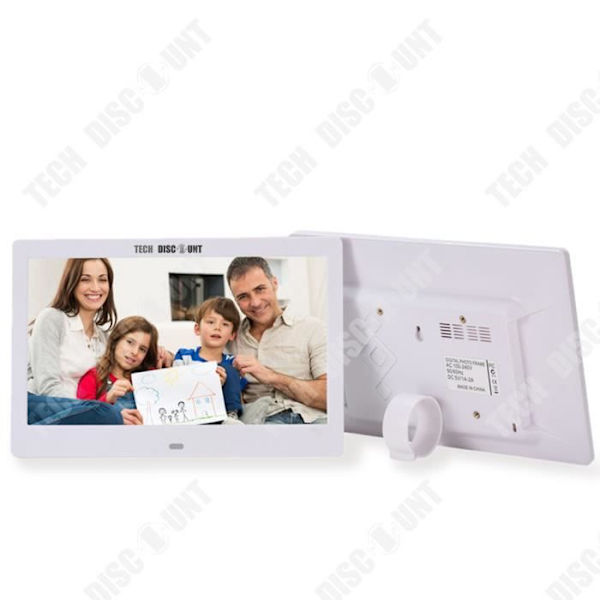 TD® 7-tums digital fotoram, multimediaalbum, fullformat video med högupplöst smart kalenderstöd