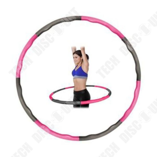 TD® 8 sektioner viktad avtagbar skumbåge Hula-båge Träningsbåge diameter 100 cm