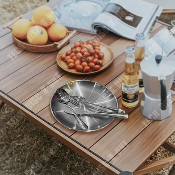 TD® campingbestick i rostfritt stål Bergsbestigningspaket Rese picknickkniv Bärbar utomhusspis