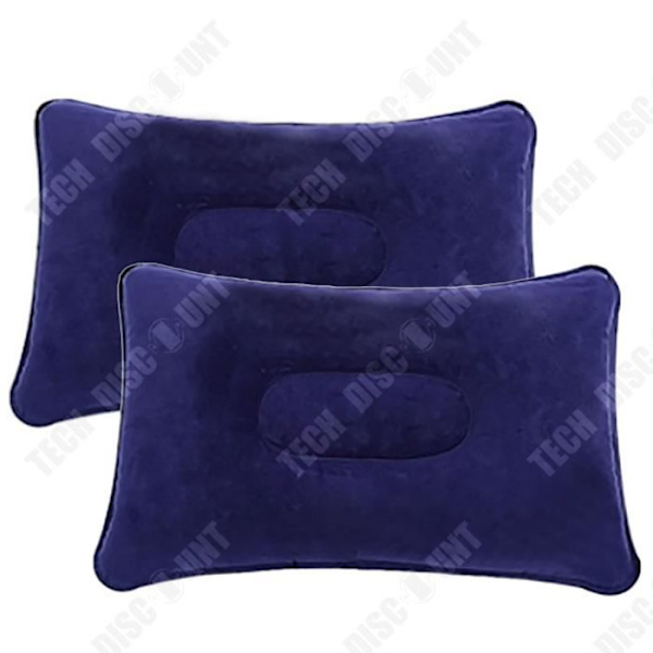 TD® Firkantet oppblåsbar pute Ultralet reise Bærbar pute Camping utendørs Camping søvn pute 2 pk