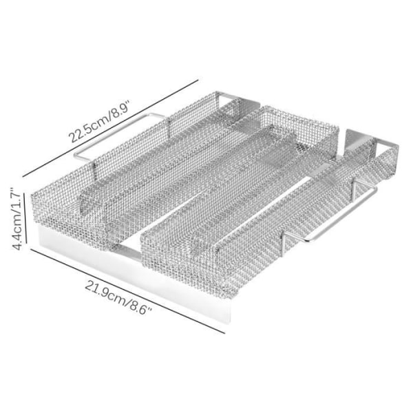 Koldrøgsgenerator - V2A - Rustfrit stål 304 - 20 timers driftstid - Nem opladning - Holdbar Rostfritt stål
