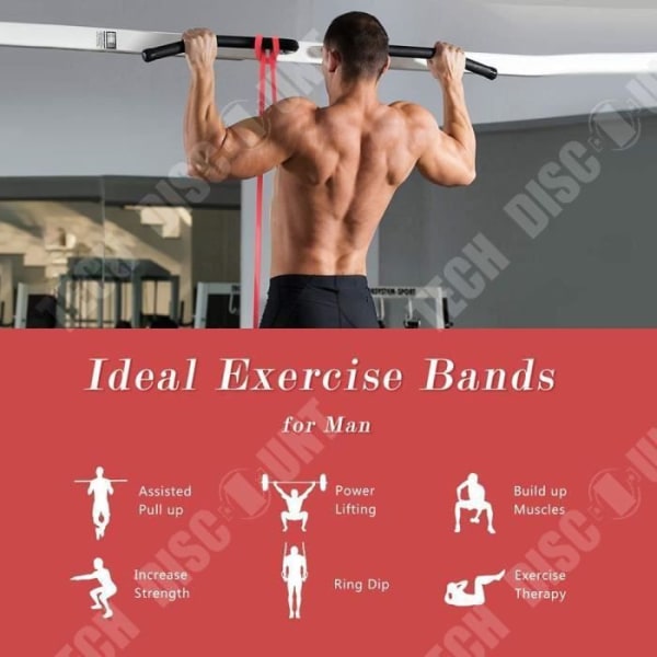 TD® Fitness Accessories - Bodybuilding, Resistance Bands Gym Hemträningsresår för män - Typ Bl