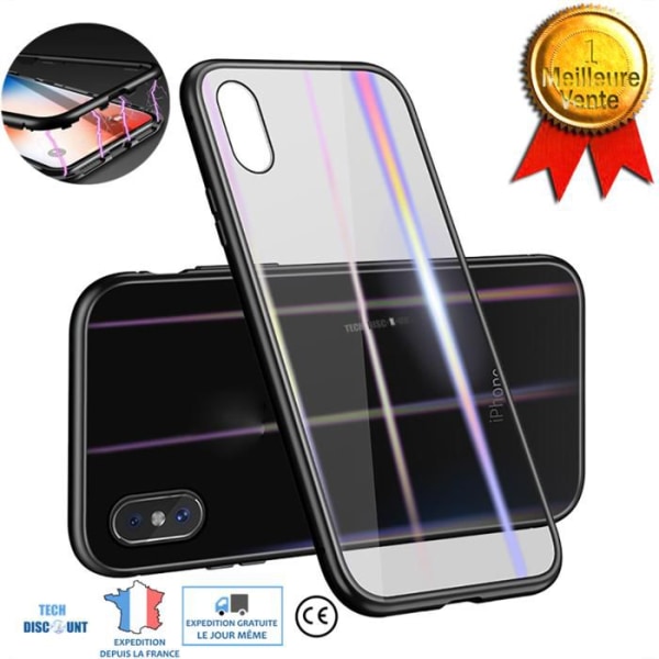 Coque iPhone X - Tech Discount - Magnetisk - Stødabsorberende - Ultra tynd