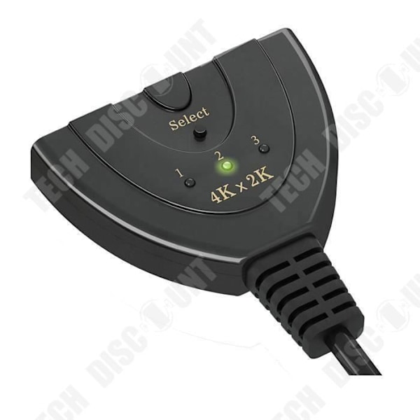 TD® HDMI Switch 3 flera portar Max upplösning 4k Underbar HDTV-färger Flera källor val HDMI-portar