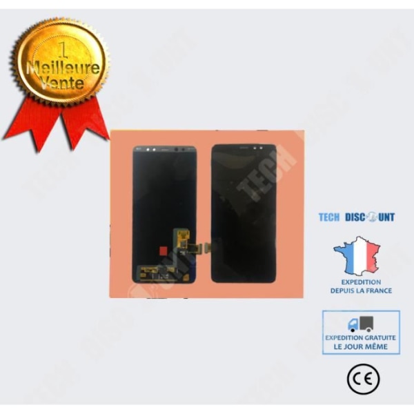 TD® Lämplig för Samsung A8 2018 skärmmontering pekskärm mobiltelefon skärmmontering LCD LCD