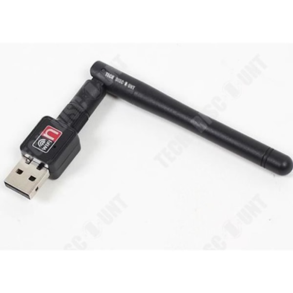 TD® Langaton verkkokortti wifi-vastaanotin usb-verkkokortti antennilla 150m mini verkkosovitin kannettava langaton