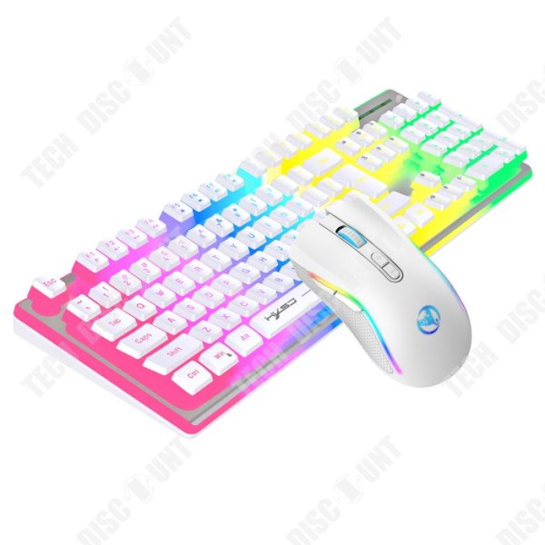 Tangents QWERTZ ZENTAVO 104 tangenter spelartangentbord mekaniskt tangentbord bluetooth-tangentbord trådlös mus Tangentbord och mus-set