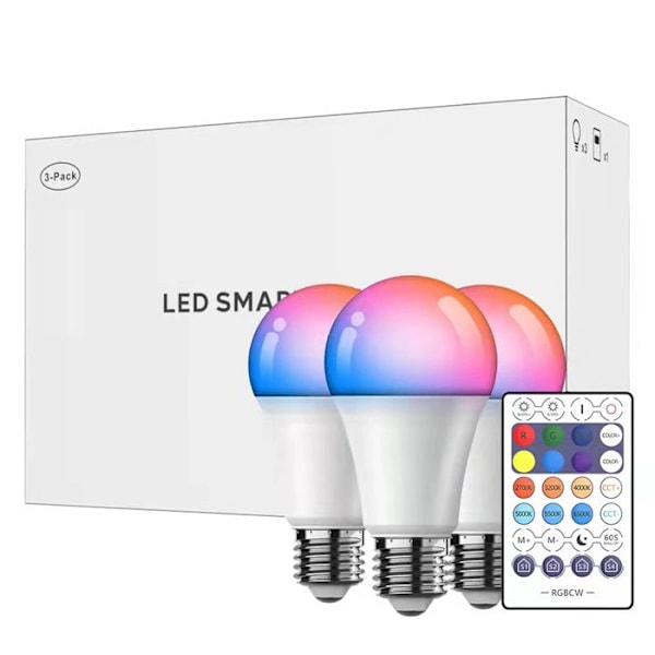 LED Ampull - TD® - RGBW - Bluetooth - Fjärrkontroll - Musikalisk Lampa