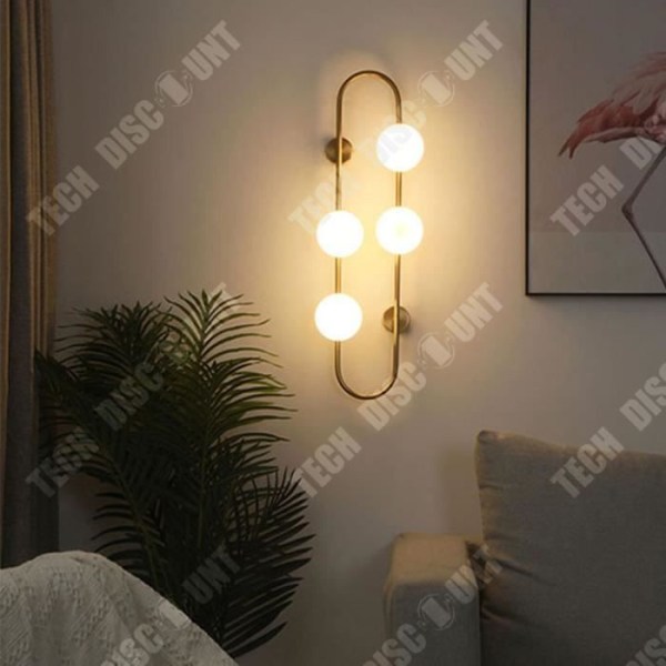 TD® glasklotvägglampa Varmt ljus Ögonskydd mot mjukt ljus Korrosionsskyddande dekorativa lampor