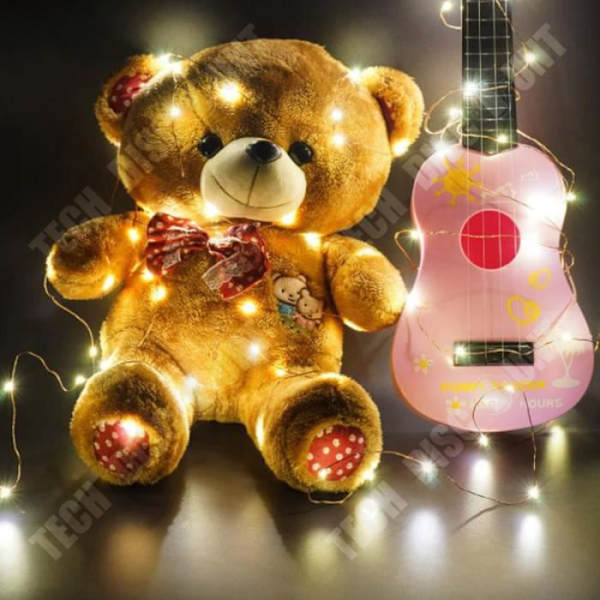 TD® batteridrivna LED Fairy Lights 100 LEDs 10M Fairy Lights med fjärrkontroll Koppartrådsdekor