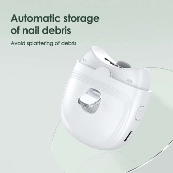 TD® Elektrisk nagelslipare helautomatisk nagelslipare Skadeskyddsdesign med extraljus