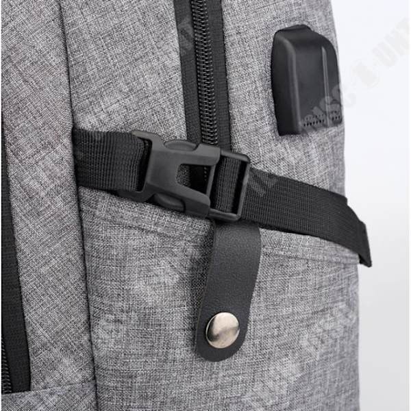 TD® Anti-varkaus 15.6 tuuman kannettavan tietokoneen vedenpitävä reppu USB-portilla liiketoiminta-vapaa-ajan reppu