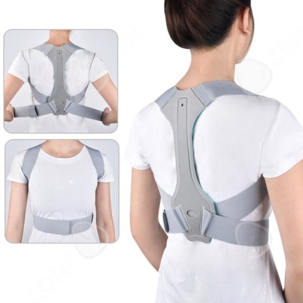 CONFO Posture Corrector Vuxen tonåring Justerbart ryggskydd för kyfos, ryggrad, lindra ryggsmärta tjocklek