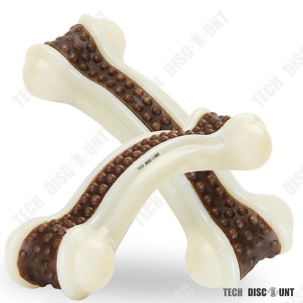 TD® hundelegetøj gummiben pelsbider indestructible modstandsdygtig solid stor godbid indendørs kæledyr blød