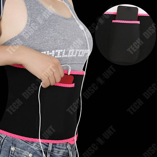 TD® Svede taljeforbrændingsbælte mænd og kvinder sport yoga fitness abdominal slankebælte