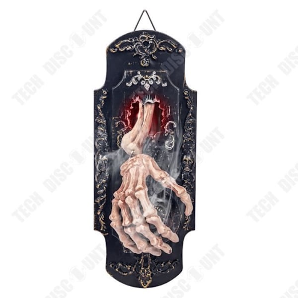 TD® Halloween Spray Dørklokke 30.5*12*14.3cm Son lumineux Sensorisk Lyd Sprøjteeffekt Halloween Dekoration