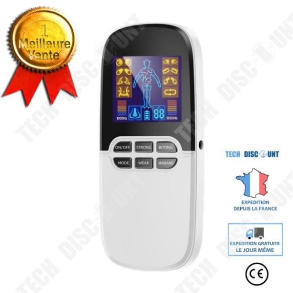 TD® Mode 8 LCD rektangel digital massageapparat Display Grön smärtlindring muskelmassager