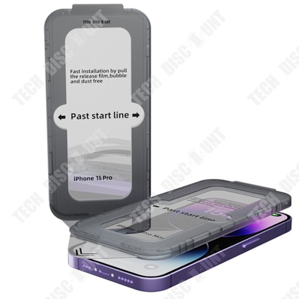 Skyddsfilm - INN - iPhone 14 Pro - Härdat glas - Anti-bländning - Anti-damm Unik pjäs skyddad mot konfidentiali