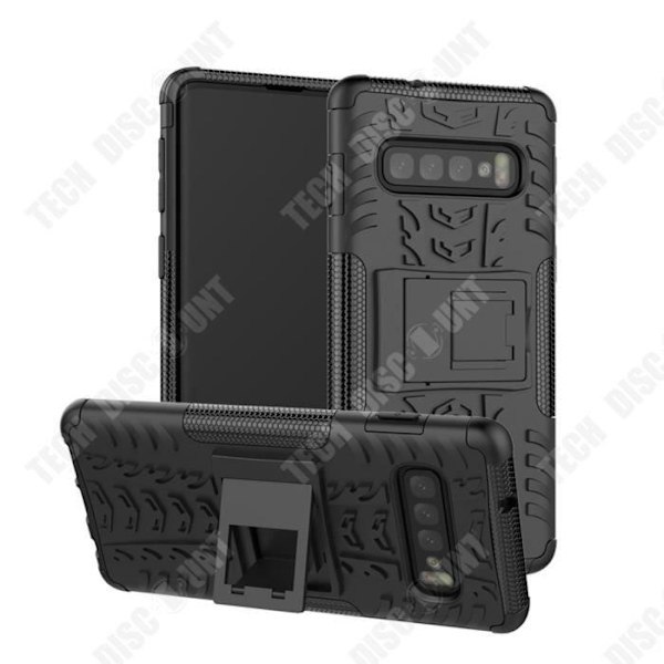 TD® Telefonholder til Samsung Galaxy S10 med støttestøtte Beskyttelsesskal til telefonen Bagside Telefoncase