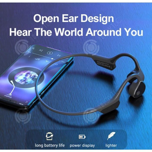 INN® Bluetooth-luuradion luukäytäväkuulokkeet langattomat Bluetooth 5.0 kuulokkeet ei sisäkorvakuulokkeet