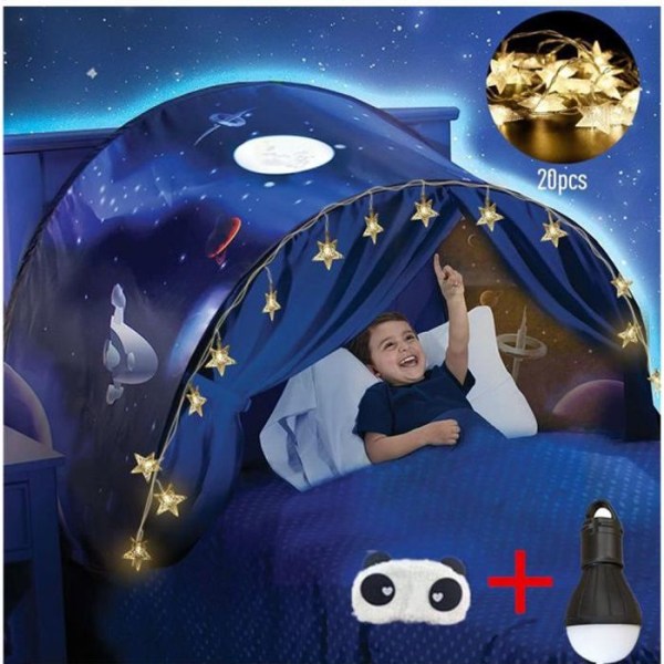 Drömtält - Barnsäng Tält Pop Up Tält Lekstuga Inomhus Lektält för barn Julklappar för barn