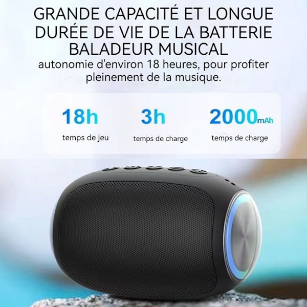 Mini kaiutin TD® 10 tunnin peliaika 10 metrin tehokas etäisyys Bluetooth-kannettava kaiutin bluetooth-yhteydellä