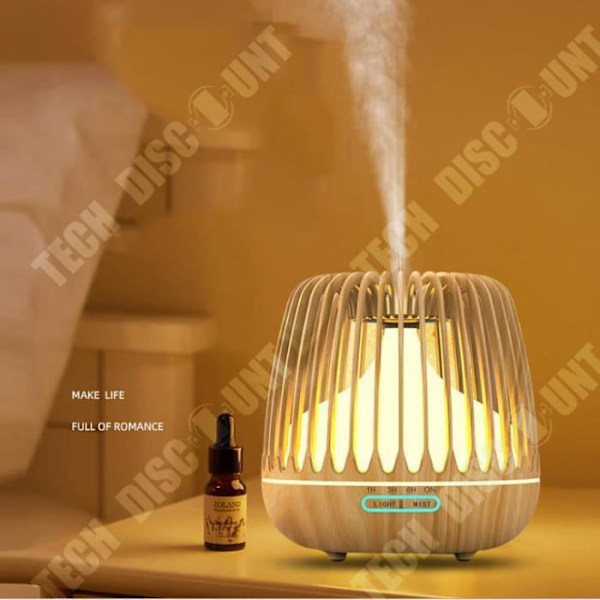 TD® Birdcage Aroma Diffuser Wood Grain Aroma Diffuser Smarta hushållsapparater Ultraljud Aroma Diffuser