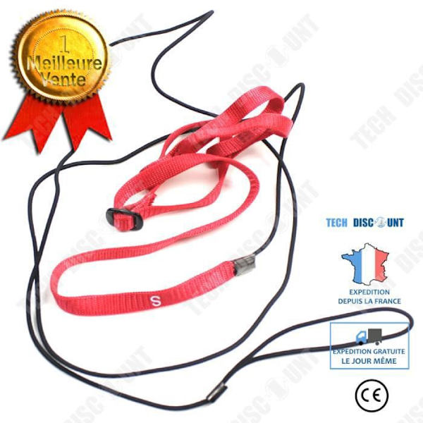 TD® Parrot Flying Rope Pull Strap Training Pull Rope Grey Parrot Flying Rope King Kong