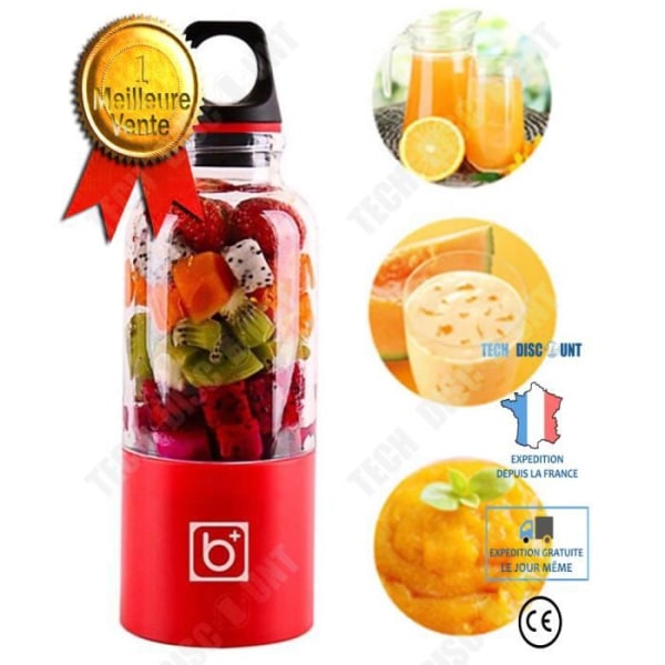 TD® fruktmixer smoothie shaker liten snabbpress fruktvisp juicemaskin minimixer milkshake originalpresent