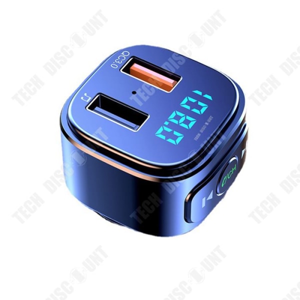 TD® T46D Bil Bluetooth MP3 Biloplader FM Sender Universal Hurtigoplader Bil USB-interface Biloplader USB Flash Drev Spiller