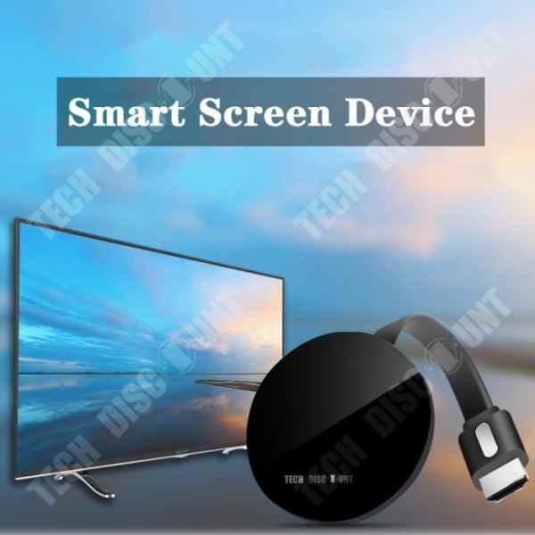 TD® On-Screen Device Wireless WIFI 5G HDMI Mobile App Quick Connect Chip Push Treasure Actions Tre-kanalsanslutning