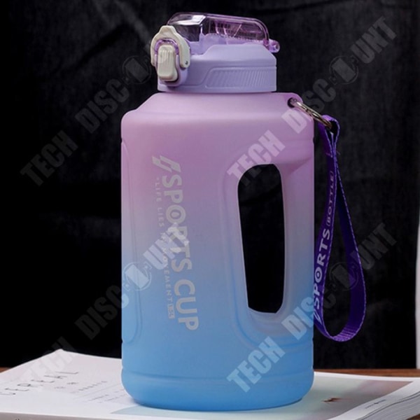 TD® Vandkande 1,5 l, bærbar vandflaske med måleskala i stor kapacitet, gymnastikvandskande, måleskål.