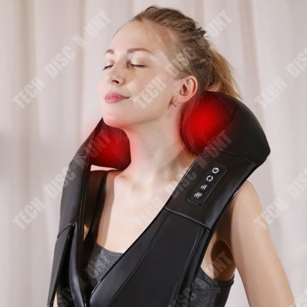 TD® Massagesjal Knådande Massagesjal Cervikal ryggrad Massager Hem Elektrisk Nacke Midja Ben Hot Compress