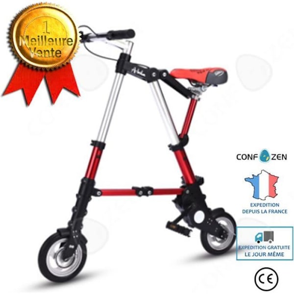 CONFO Folded cykel Abike 10 tommer Mini foldet cykel 8 tommer Super lille cykel