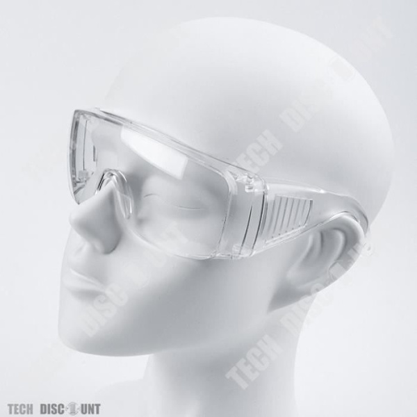 TD® Arbetsskyddsglasögon DIY anti-dimma anti-damm kemi byggarbetsplats pvc laboratorium kvinna man överglasögon meny
